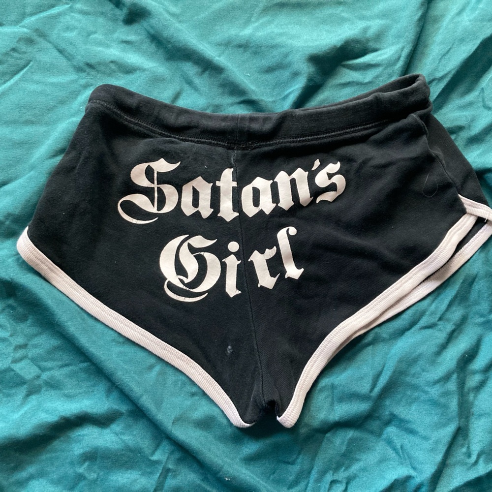 Too Fast drawstring booty shorts